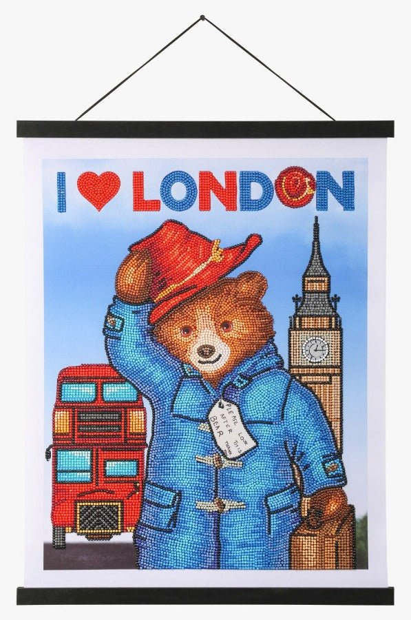 Paddington in London - Crystal Art 35x45cm Scroll Kit