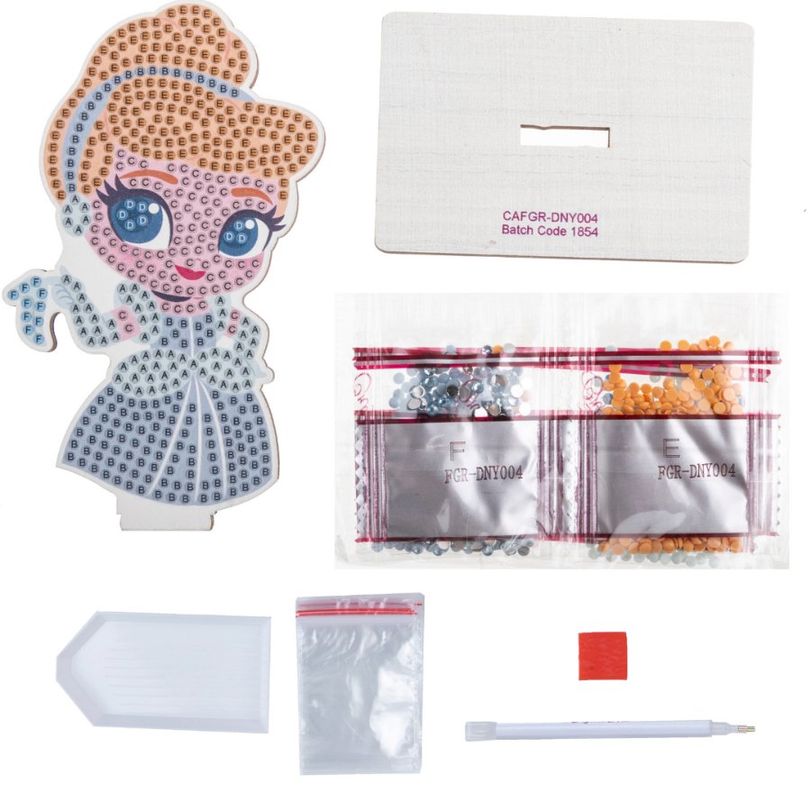 "Cinderella" Crystal Art Buddies Disney Series 2 Contents