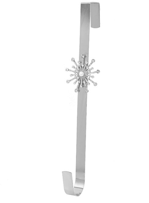 Forever Flowerz Snowflake Door Hook- Silver