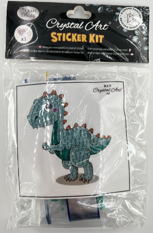 Happy Dinosaur Crystal Art Motif - Front Packaging