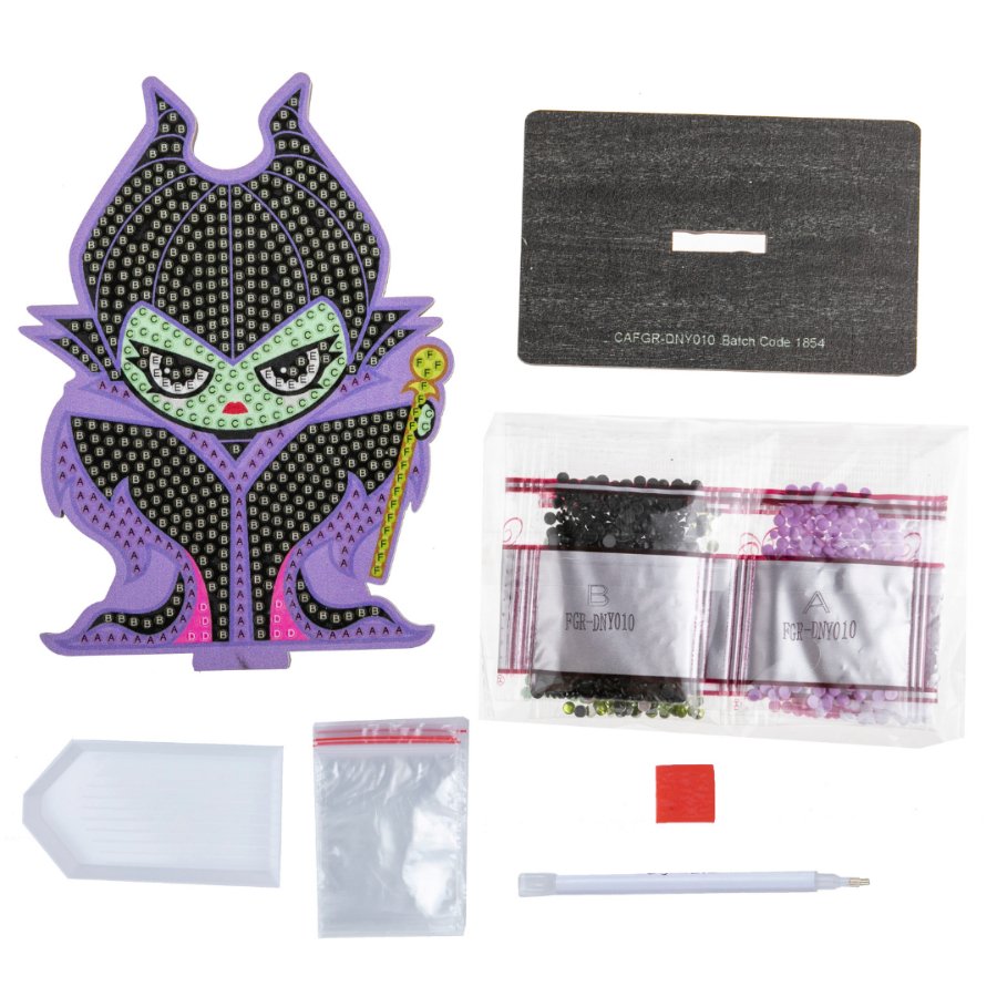 "Maleficent" Crystal Art Buddies Disney Series 2 Contents