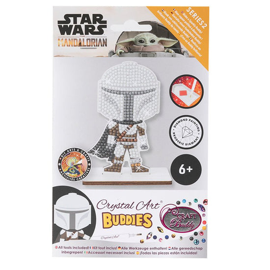 Mandalorian crystal art buddies star wars series 2 front packaging