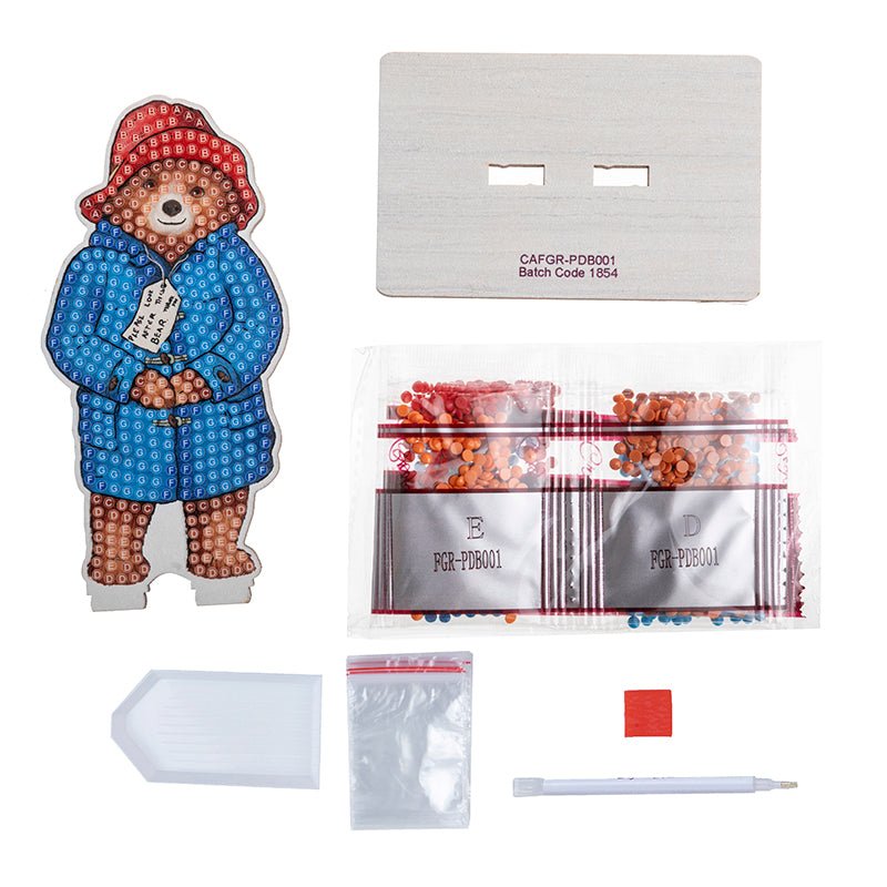 Paddington Bear crystal art buddies series 2 contents