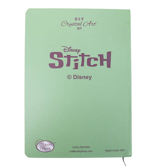 Stitch Disney crystal art secret diary back