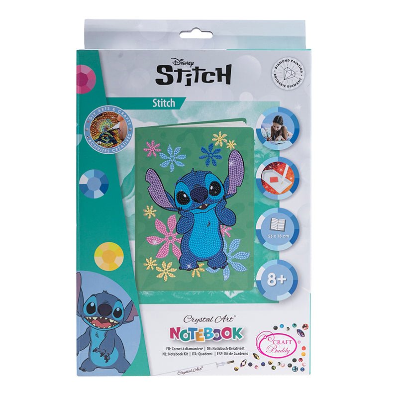 Stitch Disney crystal art secret diary front packaging